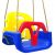 LittleTom Einzelschaukel »3-in-1 Kinderschaukel Baby Garten Schaukel«, 40x43x33cm Rot-Blau-Gelb