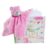 Logbuch-Verlag Neugeborenen-Geschenkset »Schnuffeltuch pink + Babybuch mit leeren Seiten«