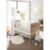 Lomadox Babybett »ROANNE-78«, mit Schlupfsprossen in Eiche Old Style hell / weiß, B/H/T: ca. 76/82/145 cm