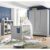 Lomadox Babyzimmer-Komplettset »NIKOSIA-78«, (5-tlg), Babybett Kombination mit Schlupfsprossen in Arktisgrau
