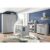 Lomadox Babyzimmer-Komplettset »NIKOSIA-78«, (5-tlg), Babyzimmer Kombination mit Wickelkommode in Arktisgrau