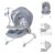 Lorelli Babywippe »Baby Rocker, Babywippe DREAM TIME«, Mobile, Tisch, Sonnendach, verstellbar