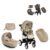Lorelli Kombi-Kinderwagen »Kinderwagen 2 in 1 KARA«, Luftreifen, Federung, Regenschutz, Wickeltasche