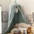 Lsimeru Groß Baby Betthimmel Baldachin Staubiges Grün Junge Mädchen Kinder Baby Bett Hängendes Rund Deko Moskitonnetz Mückennetz Spielzelte für…