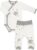 Makoma Baby Erstausstattung Neugeborenen Set 2tlg. Baby Body & Strampelhose mit Fuß Unisex