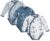 Makoma Langarmwickelbody »Baby Body Langarm Wickelbody Neutral für Jungen und Mädchen BlueSea« (Set, 3-tlg., 3er-Pack) 100% Baumwolle