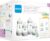 MAM Easy Start Anti-Colic Babyflaschen Set, mitwachsende Baby Erstausstattung mit Schnuller, Flaschen etc., Baby Geschenk Set, ab Geburt, grau