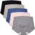 Mama Cotton Damen Hohe Taille Umstandsmode Unterwäsche Over The Bump Umstandsmode Panties 4er Pack (S-4XL)