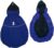 manduca by MaM Tragecover Flex für Babytragen (Winter Cover Deluxe Navy/Black), blau/schwarz