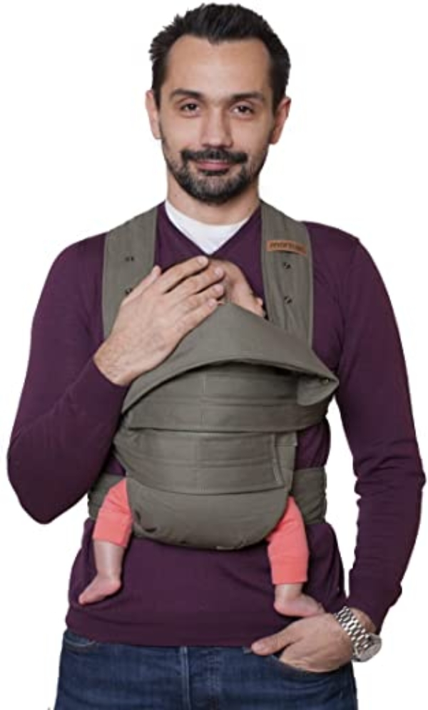 marsupi Baby- und Kindertrage, Version 2.0 (olive/oliv, S/M)
