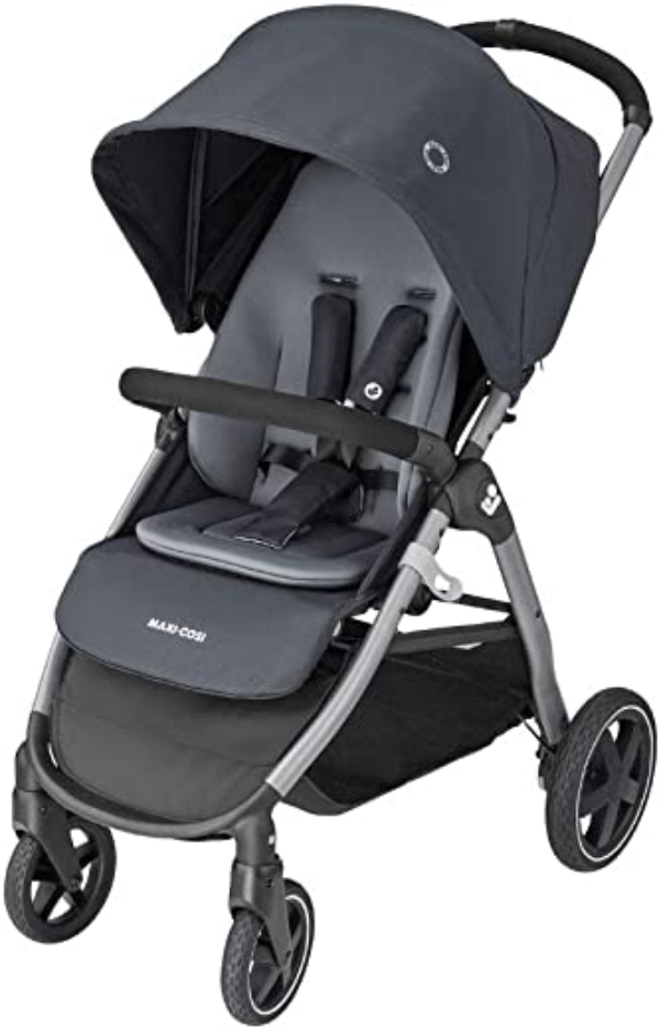 Maxi-Cosi Gia, Kompakter Kinderwagen mit Bequemem Sitz, Nutzbar ab der Geburt bis ca. 4 Jahre (max. 22 kg), Faltbarer All-Terrain-Buggy inkl….