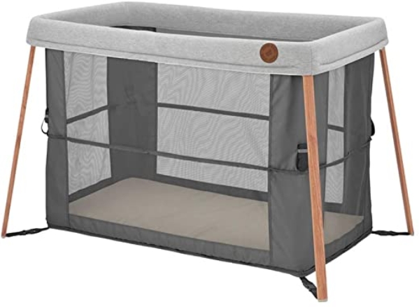 Maxi-Cosi Iris 2-in-1 Reisebett Baby, faltbares Kinderbett für Unterwegs, für Neugeborene bis Kleinkinder- auch als Laufstall nutzbar, ab der…