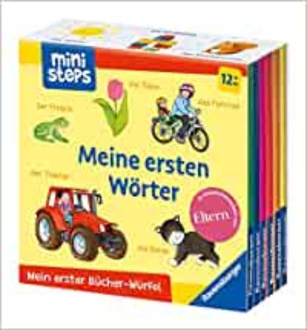 Mein erster Bücher-Würfel: Meine ersten Wörter (Bücher-Set): Ab 12 Monate (ministeps Bücher)