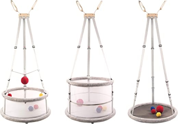 Memola® Home: 3 in 1 Babywiege Babyschaukel Wiege Laufstall Schaukel Hängewiege Federwiege Wiegenset für Tag und Nacht auch für Zwillinge und…