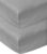 Meyco 563204 Jersey Spannbetttuch, 2er-Pack, 40×80/90 cm (Wiege), Grau 100% Baumwolle