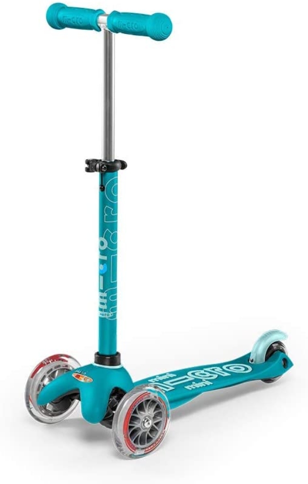 Micro Mobility MMD001 Mini Micro Deluxe Scooter, aqua, 85cm