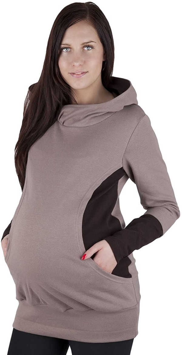 Mija – Umstandsmode / – 2 in1 Stillpullover & Umstandspullover Stilltop 3078A