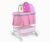 Milly Mally Stubenbett »Wiege mit Fernbedienung • klappbare Seitenwand • Stubenwagen mit Vibrationen – Melodien – Nachttischlampe • Baby Schaukelbett«