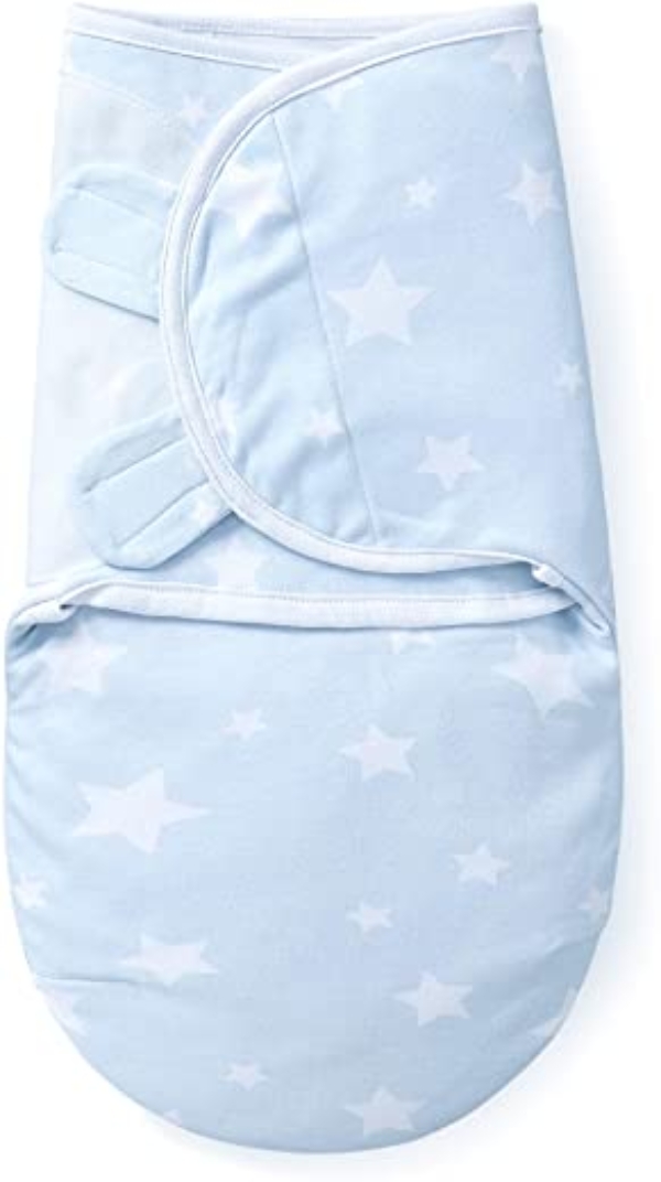 MioRico Pucksack Baby 0-3 Monate aus 2 Lagen Bio Baumwolle – 1.5 TOG, Swaddle/Wickeldecke/Puckdecke Baby, Baby Puck Schlafsack 56/62