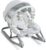 MoMi Babywippe EBES für Babys, weiche Polsterung, Metallrahmen, Antirutsch-Füßchen, Haltegurt | Gewicht 3,84 kg, Abmessungen 80 x 54 x 40 cm |…