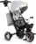 MOMI INVIDIA 5-in-1 Kinder-Dreirad mit Buggy-Funktion mit 360 ° Sitz, für Kinder ab 9. Lebensmonat bis 5 J., Stabiler Rahmen, Sitz mit 5-Punkt…