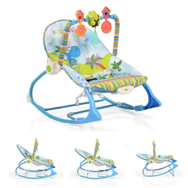 Moni Babywippe »Babywippe Jamaica 63562«, verstellbar, mit Spielbogen, Musik, Vibration
