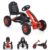Moni Go-Kart »Kinder Gokart Nevada«, Belastbarkeit 30 kg, Rot, Tretauto, Luftreifen, Handbremse ab 3 Jahren