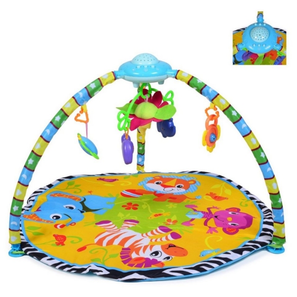 Moni Spielbogen »Spielbogen Krabbeldecke 2 in 1 PY606 Baby«, drehbarem Mobile, Musik, Licht