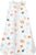 Mosebears Schlafsack Baby Sommerschlafsack 0.5 Tog Babyschlafsack 100% Baumwolle atmungsaktiv Babyschlafsack (Ocean animal, L (12-18 Months))