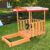 Mucola Sandkasten »Sandkasten Sandkiste Holz Dach Sandbox Plane Kinder Spielhaus Sitzbank Abdeckung«