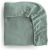 mushie Extra weiches Musselin-Spannbetttuch für Kinderbett, atmungsaktiv, 100 % Baumwolle, elastische Ecken, vorgewaschen, 71 cm x 132 cm…