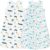 NAFFIC Baby Schlafsack, 2er Pack 100% Bio- Baumwolle Winterschlafsack Sommerschlafsack Kleine Kinder Schlafanzug ohne Ärmel für Jungen und Mädchen