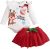 Neugeborenes Baby Weihnachten Kleidung Set Overall Baumwolle Langarm Top+Tütü Kleid Bekleidungssets Babykleidung Party Herbst Winter Schlafanzug…