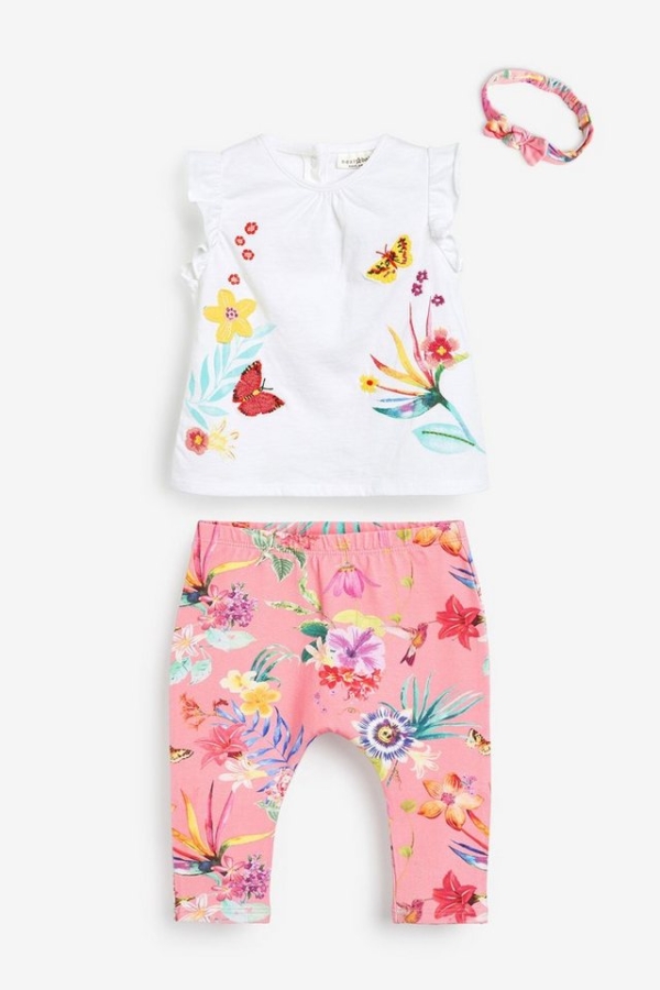 Next Erstausstattungspaket »T-Shirt, Leggings und Haarband im Set« (3-tlg)