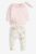 Next Top & Leggings »T-Shirt, Leggings und Haarband mit Häschen/Blumen« (3-tlg)