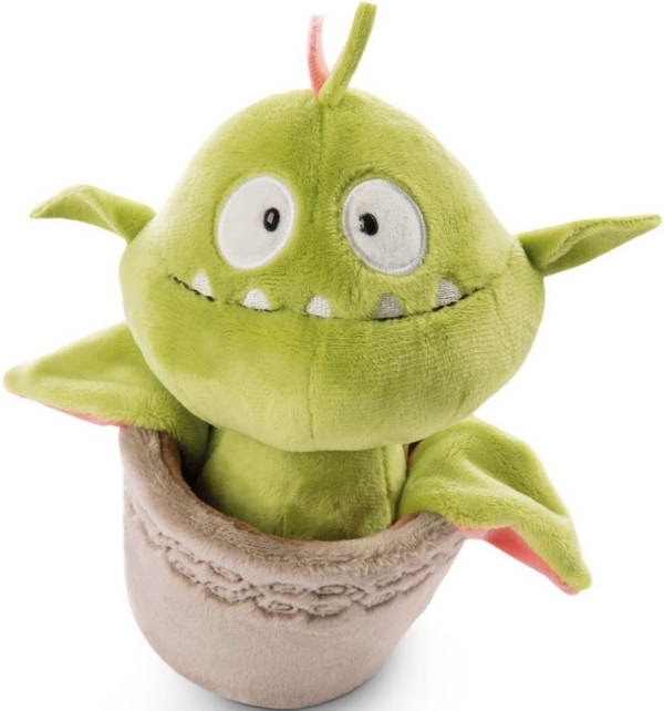 Nici Plüschfigur »Wild Friends GREEN, Fleischfressende Pflanze Gisela, 20cm«, enthält recyceltes Material (Global Recycled Standard)