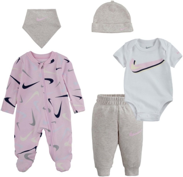 Nike Sportswear Neugeborenen-Geschenkset »NKN SWOOSHFETTI PARADE 5PC SET« (Set)