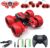 NYOBABE Ferngesteuertes Auto, 4WD RC Car mit LED Licht, 360° Drehung Aufstehen Stunt Doppelseitige Fahrzeuge Rc Offroad Spielzeug mit 2…