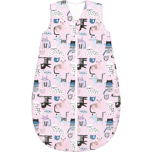 Odenwälder Babyschlafsack »Basic Sommer-Schlafsack, cats pretty pink, Gr. 90«
