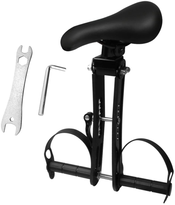 OMYAOIT Verstellbarer Kinderfahrradsitz Kinderfahrradlenker Kompatibel mit Allen Erwachsenen MTB, Outdoor Kinderradsättel für 2-5 Jahre, bis zu 48 lbs