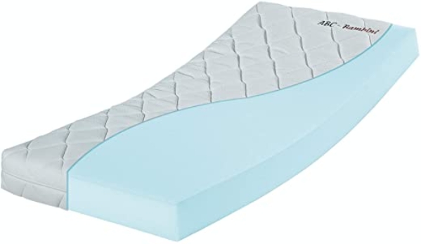 OrthoMatra Bambini Babymatratze, Bezug waschbar, Gesamthöhe ca.12 cm, mit Klimawatte Größe 80 x 160 cm
