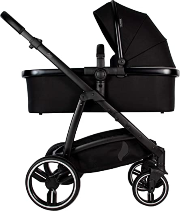 Osann Olé Kinderwagen – 3 in 1 Kombi-Kinderwagen Sportwagen Babywanne – schwarz