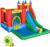 Outsunny Aufblasbare Hüpfburg mit Rutsche Wasserkanone für 4 Kinder Springburg mit Gebläse für 3-10 Jahre Kindergarten Oxford-, Polyester-Gewebe…