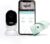 Owlet Babyphone Duo – Baby Monitor Smart Sock 3 + HD-Video-Cam – Erfasst Herzfrequenz, Sauerstoffversorgung und Schlaftrends von überall aus