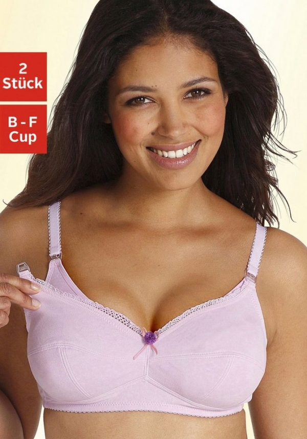 petite fleur Still-BH (2 Stück) ohne Bügel, mit aufhakbaren Clips