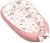 PIMKO Multifunktionale 2seitig Baby nest Kuschelnest Kokon für Babys Nestchen antiallergischre Neugeborene Kokon Reisebett 55 x 90cm Baumwolle und…