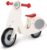 Pinolino 239414 Laufrad Vespa Wanda, Laufrad Holz, unplattbare Bereifung, Sattel 3-fach höhenverstellbar, für Kinder von 3 – 5 Jahren, cremeweiß