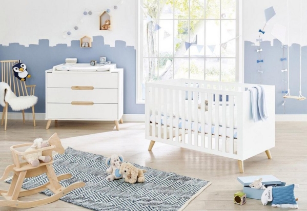 Pinolino® Babymöbel-Set »Move«, (Spar-Set, 2-St), breit; Made in Europe; mit Kinderbett und Wickelkommode