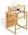 Pinolino Kombihochstuhl Lene 151303, leicht umbaubar zur Stuhl-Tisch-Kombination, Maße 44 x 50 x 88 cm
