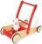 Pinolino Lauflernwagen Uli, aus Holz, mit Bremssystem, Lauflernhilfe mit gummierten Holzrädern, für Kinder von 1 – 6 Jahren, rot